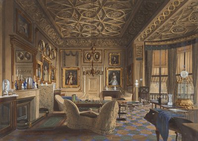 Salón Particular de la Reina en el Palacio de Buckingham de James Roberts